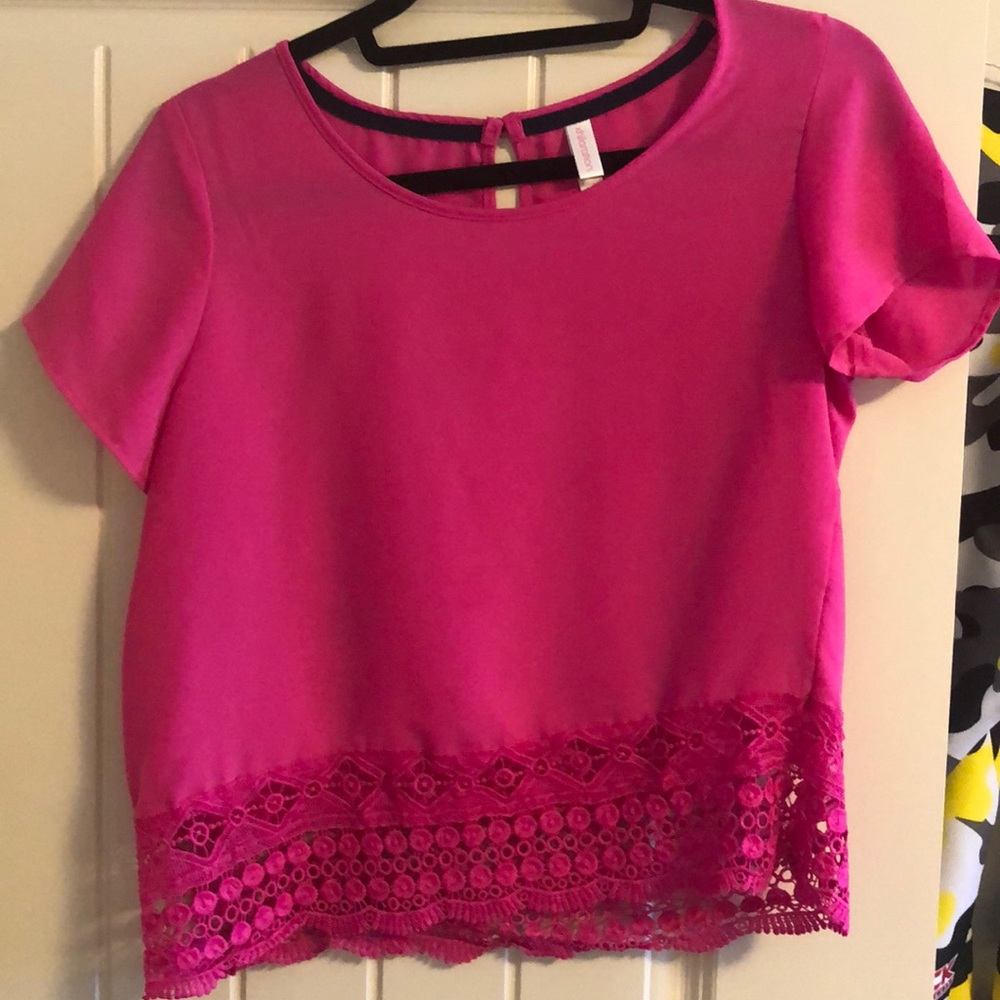 Fuchsia Tee